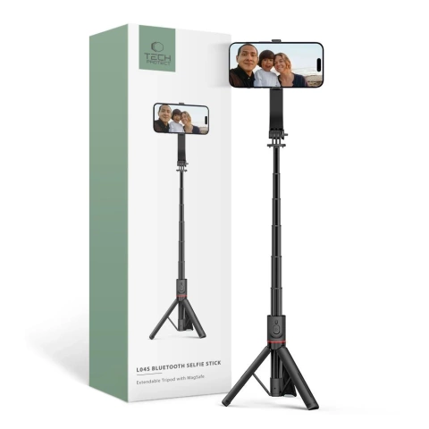 Selfie Stick L04S Magsafe Bluetooth statyw Tripod Black
