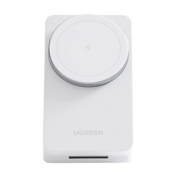 Ugreen W528 20W MagSafe 2in1 Kabelloses Ladegerät iPhone AirPods Weiß