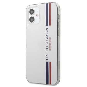 Etui na telefon US Polo Tricolor Collection iPhone 12 mini 5,4" biały/white