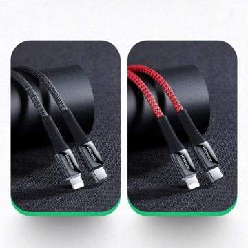 Joyroom Kabel przewód USB Typ C - Lightning Power Delivery 20W 2,4A 1,2m schwarz (S-1224K2 Red)