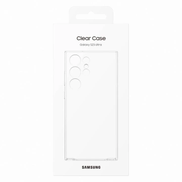 Etui na telefon Samsung Clear Cover do Samsung Galaxy S23 Ultra żelowy pokrowiec przezroczyste (EF-QS918CTEGWW)