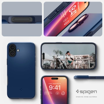 Spigen Thin Fit Mag MagSafe Hülle für iPhone 16 Marineblau