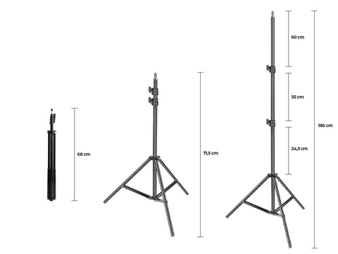 Stativ für Fotolampe / Kamera / Handy Alogy 1/4 Zoll