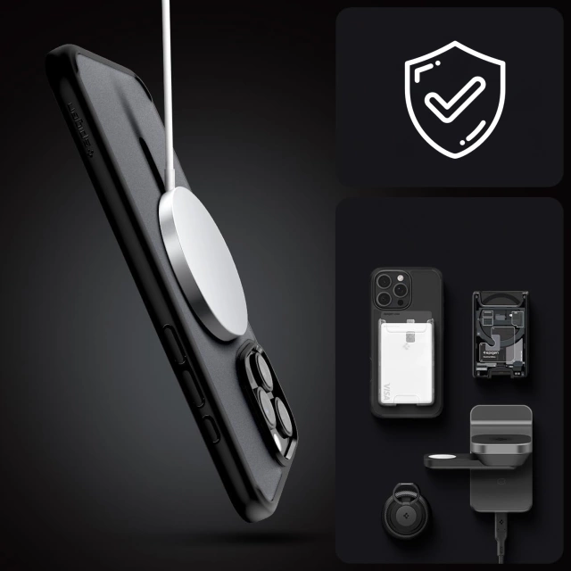 Etui Spigen Ultra Hybrid Mag MagSafe do Apple iPhone 16 Pro Max Frost Black