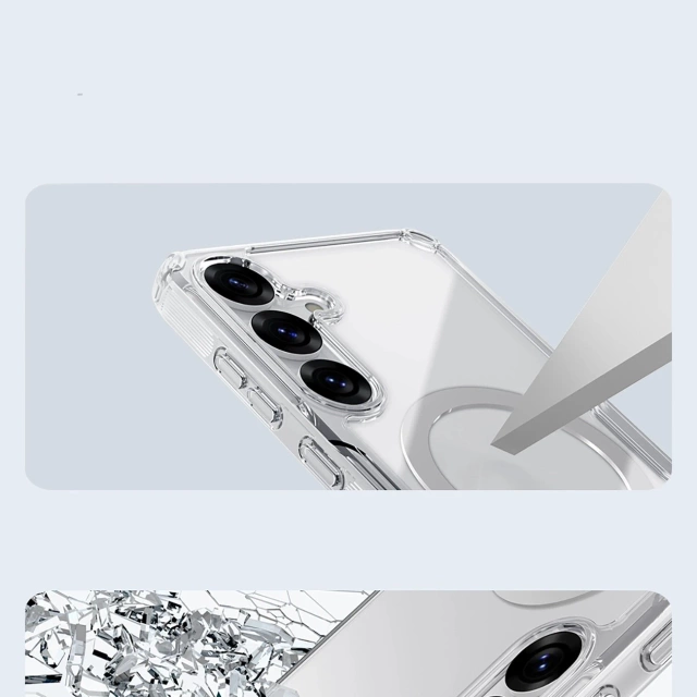 Etui do Samsung Galaxy S25 Nillkin Nature TPU MagSafe Białe