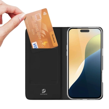 Dux Ducis Skin Pro Schwarze iPhone 16 Plus Schutzhülle