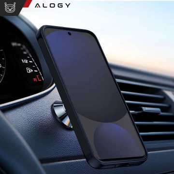 Hülle für Apple iPhone 16 Pro Max Alogy Anti-Shock Hybrid Case für MagSafe Transparent