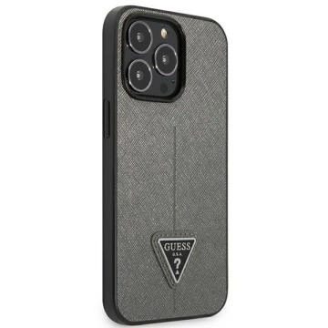 Etui Guess GUHCP13LPSATLG für iPhone 13 Pro / 13 6,1 Hardcase SaffianoTriangle Logo