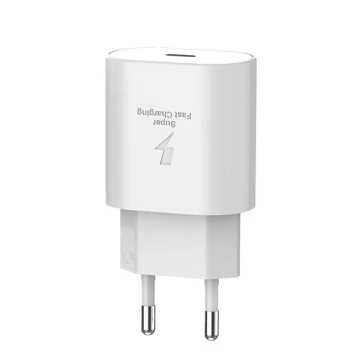 3A 25W Somostel PD SMS-Q03 Weißes USB Power Delivery iPhone 15 Ladegerät