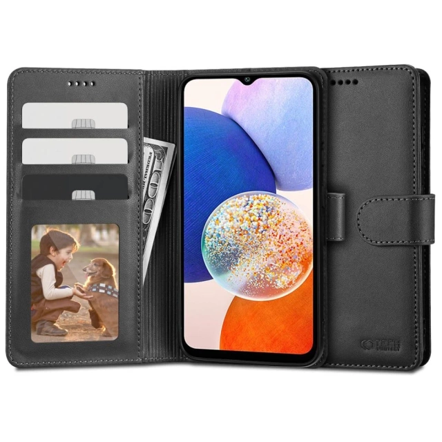 Etui Portfel Wallet für Samsung Galaxy A14 5G Schwarz