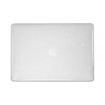 Etui obudowa z brokatem SmartShell Case do Macbook Air 13 2018-2020 Glitter Clear