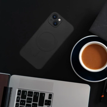 Silikon Mag Cover für IPHONE 14 schwarz