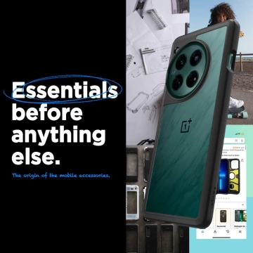 Etui Spigen Ultra Hybrid für OnePlus 12 Mattschwarz