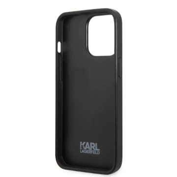 Etui Karl Lagerfeld KLHCP13XPMNIKBL do iPhone 13 Pro Max 6,7" hardcase Monogram Ikonik Patch