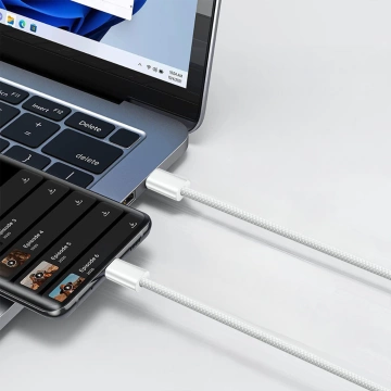 Apple USB-C auf USB-C Kabel 1m, 60W, Weiß, Langlebig, Original