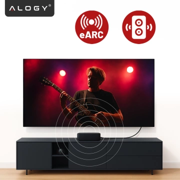Kabel HDMI 2.1 Alogy 2m 8K PREMIUM ULTRA High Speed ​​60Hz 48GBps Czarny