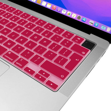 Alogy Silikon-Tastaturhülle für Apple Macbook Pro 14/16 M1 2021 Pink