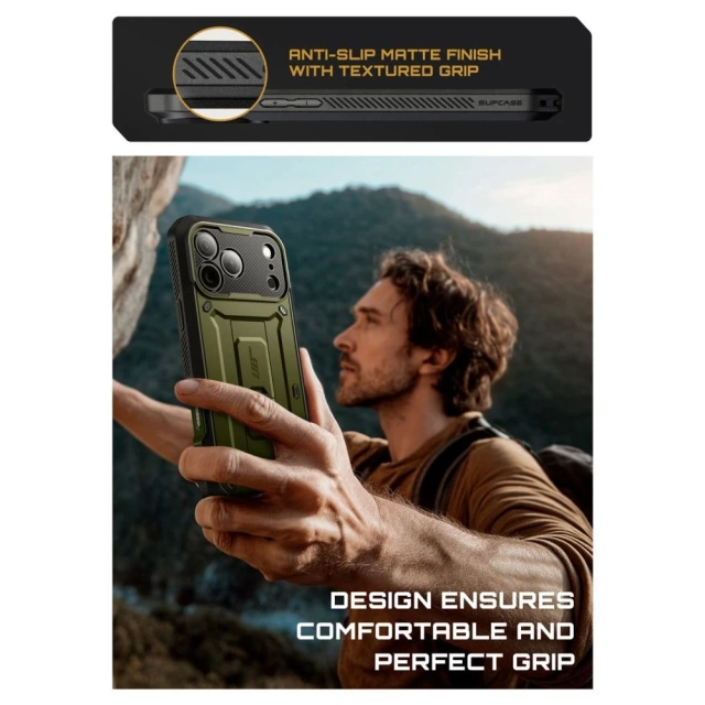 Etui Supcase UB Pro Pancerne do iPhone 17 Pro Max, Guldan