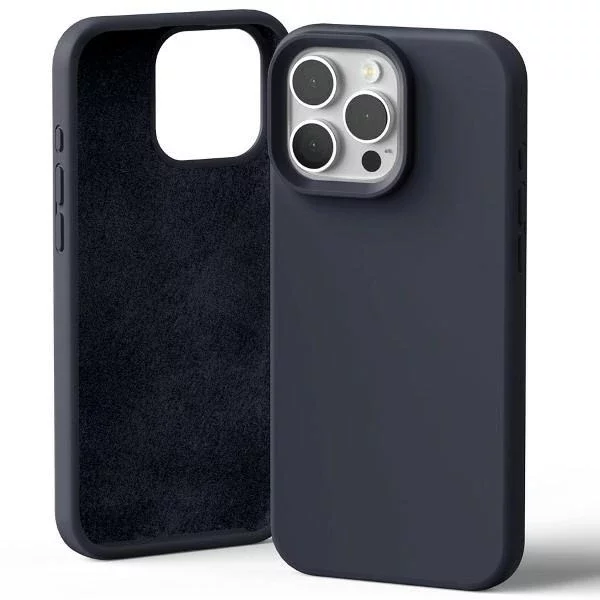 Etui Mercury Silicone  do iPhone 16 Pro Max 6,9" Granatowy