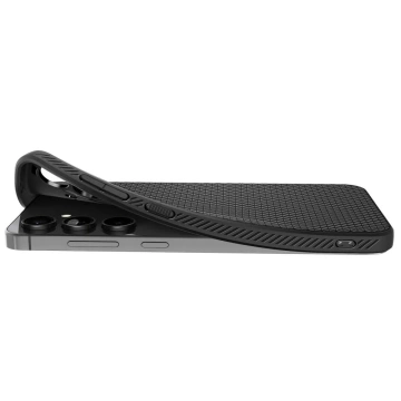 Schwarzes Liquid Air Case für Samsung Galaxy S24 FE Mattschwarz
