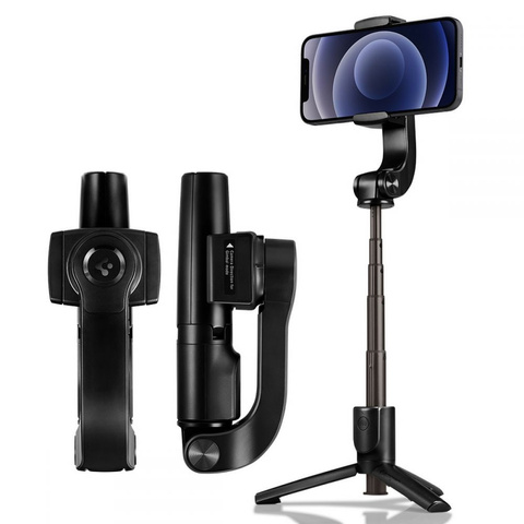 Selfie-Stick-Halterung Spigen S610W Gimbal-Stativ Schwarz