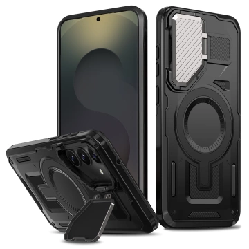 Hülle für Apple iPhone 16 Pro Max Alogy Anti-Shock Hybrid Case für MagSafe Transparent