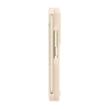 Es passt mit dem Spigen Thin Fit Pen auf das Samsung Galaxy Z Fold 4 Pearled Ivory