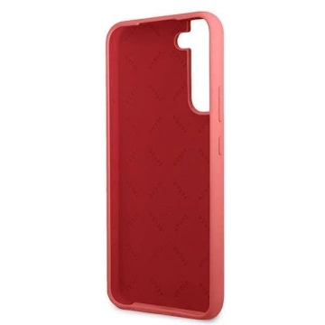 Ratet mal, GUHCS22MLSLMGFU S22 S906 fuksja/fuchsia Hardcase Silikonschrift Metalllogo