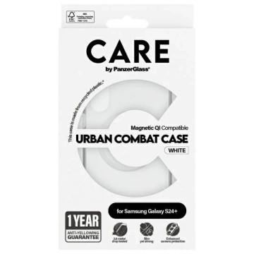 Samsung Galaxy S24 CARE von PanzerGlass Flagship QI Case Transparent