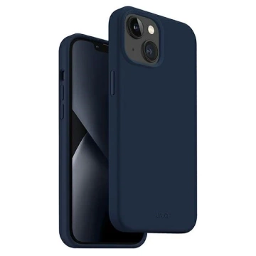 UNIQ Etui Lino do Apple iPhone 14 6,1" niebieski/marineblau