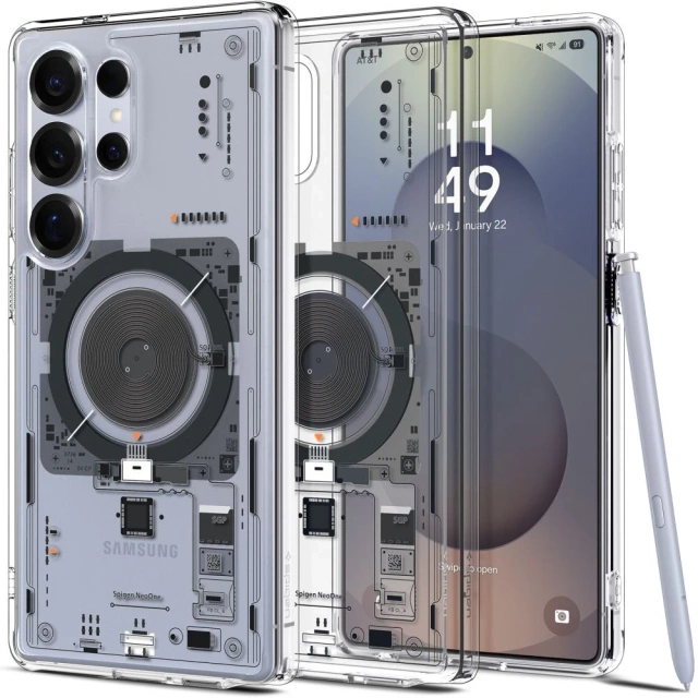 Schutzhülle für Samsung Galaxy S25 Ultra Neo One Spigen Ultra Hybrid MagSafe