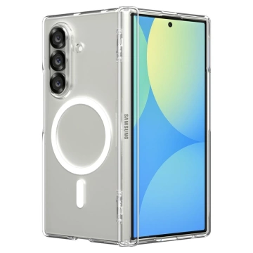 Etui Spigen Ultra Hybrid Pro MagSafe Galaxy Z Fold 7 Clear/White