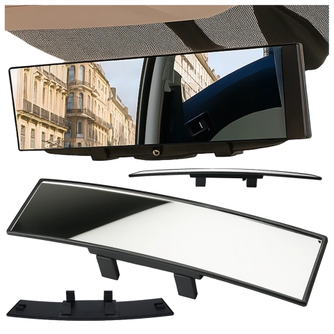 Lusterko samochodowe Panoramiczne Alogy WideView™ 300mm Nakładka na Lusterko wsteczne Panorama 30cm