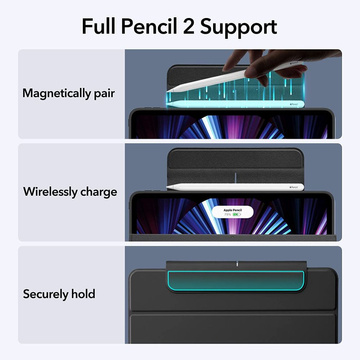 Etui ESR Rebound Hybrid für Apple iPad Pro 11 2020 / 2021 Schwarz