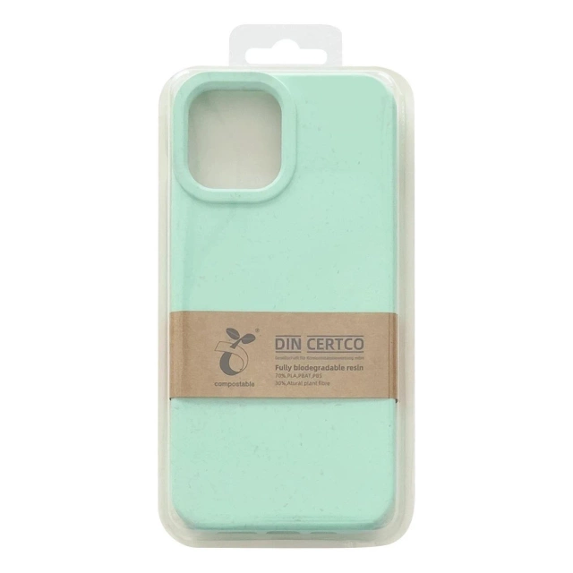 Etui Eco Case do iPhone 14 Plus Miętowozielone Degradowalne Silikonowe Pokrowiec