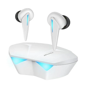 AWEI Bluetooth 5.0 Kopfhörer T23 TWS Gaming Dockingstation weiß/weiß