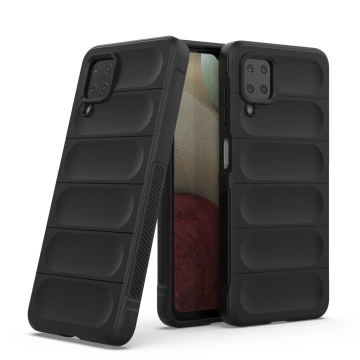 Magic Shield Case Hülle für Samsung Galaxy A12 flexible gepanzerte Hülle schwarz
