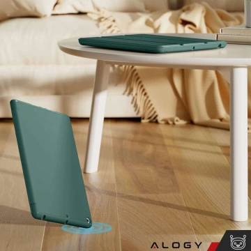 Hülle für Apple iPad 10.2 9 Gen 8/7 2021/2020/2019 Smart Pencil Case Alogy TPU Tablet Cover Grün