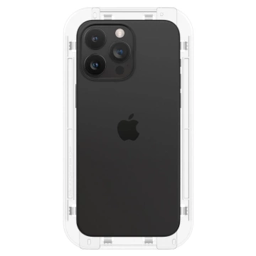 Spigen Glas.tR „Ez Fit“ FC 2er-Pack gehärtetes Glas für Apple iPhone 15 Pro Max Schwarz