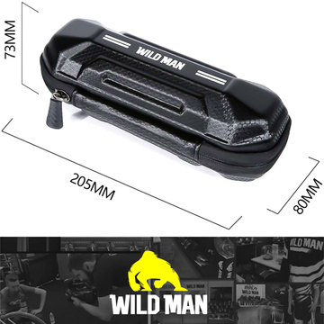 Pouch Wildman XT11 Fahrrad-Gepäcktasche für ein Fahrrad anstelle eines 0,5-Liter-Wasserflaschenhalters Schwarz