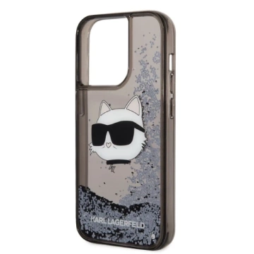 Etui Karl Lagerfeld KLHCP14LLNCHCK für iPhone 14 Pro 6,1" Hardcase Glitter Choupette Head