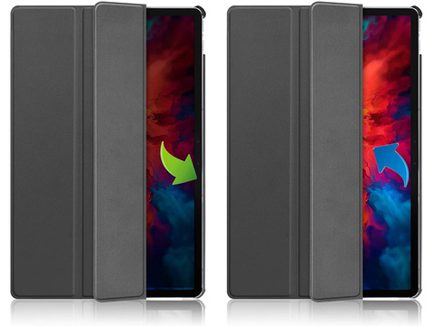 Alogy Book Cover für Lenovo Tab P11 TB-J606F Grau