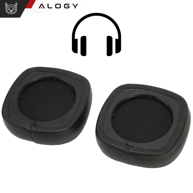 Nauszniki 2x wymienne pady gąbki do słuchawek do MARSHALL MAJOR IV 4 / BLUETOOTH Czarne + urządzenie do demontażu