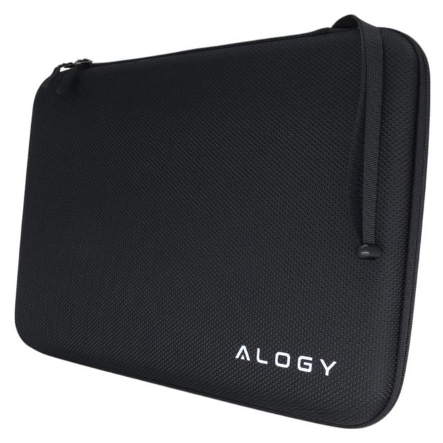 Torba na laptopa do MacBooka Air Pro 15" 16" Alogy ShieldCase Hard Foam Bag etui ochronne teczka 15-16" Czarna