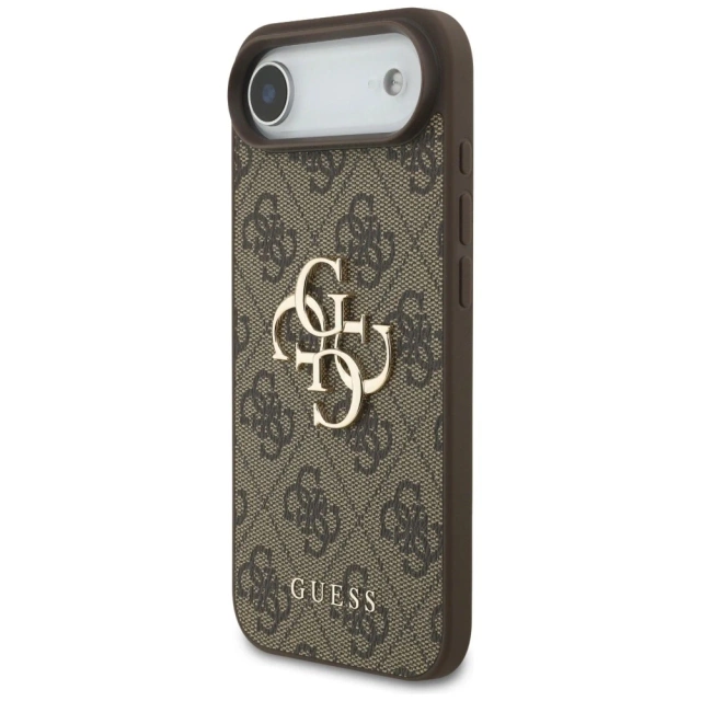 Etui Guess Hardcase 4G Big Metal Logo do iPhone 17 Air, brązowe