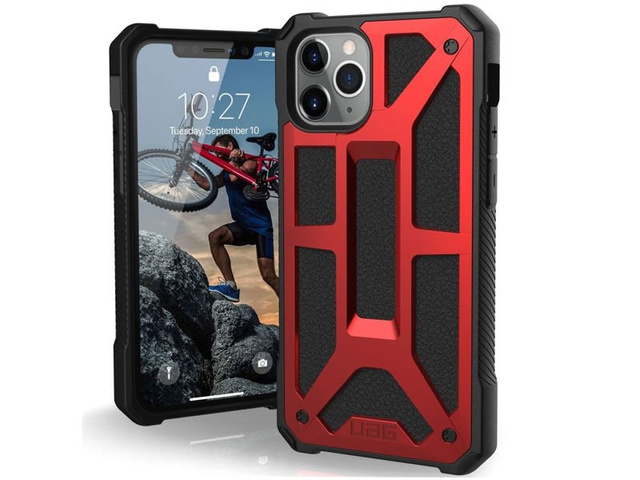 Etui UAG Urban Armor Gear Monarch für iPhone 11 Pro Crimson Red Leather