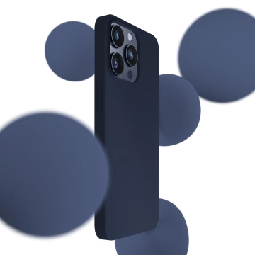 Etui 3mk Silikonhülle Dark Navy für Apple iPhone 16 Pro