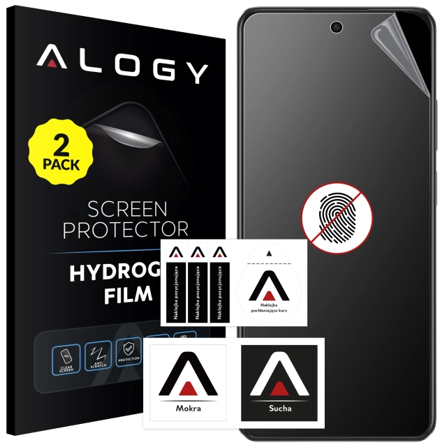 2x Folia "MATOWA" do Oppo A40 / A60 / A80 Hydrożelowa Alogy HydroSkin Matte Pro™ na ekran do etui "BEZ ODCISKU PALCÓW"