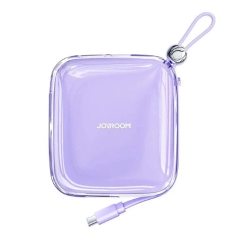 Powerbank Joyroom JR-L005 10000mAh Lightning USB-A Fioletowy z kablem