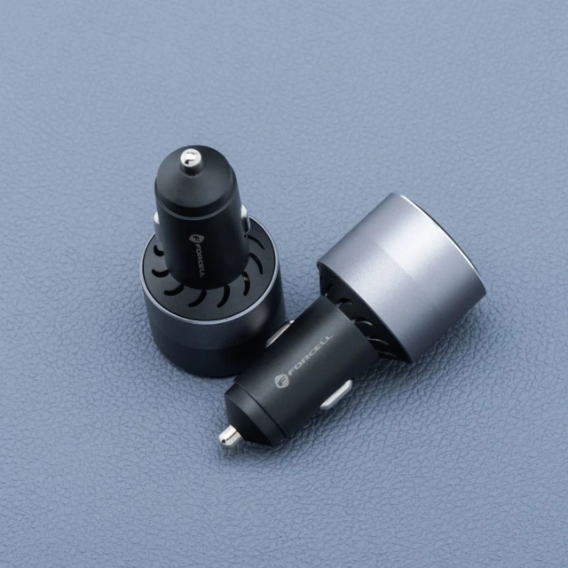 Ładowarka samochodowa Forcell 85W 2xUSB-C + USB-A Szybkie Ładowanie